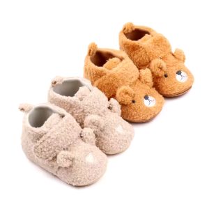 "Cuddly Bear Baby Booties – Cozy, Cute, and Perfect for Tiny Steps!"