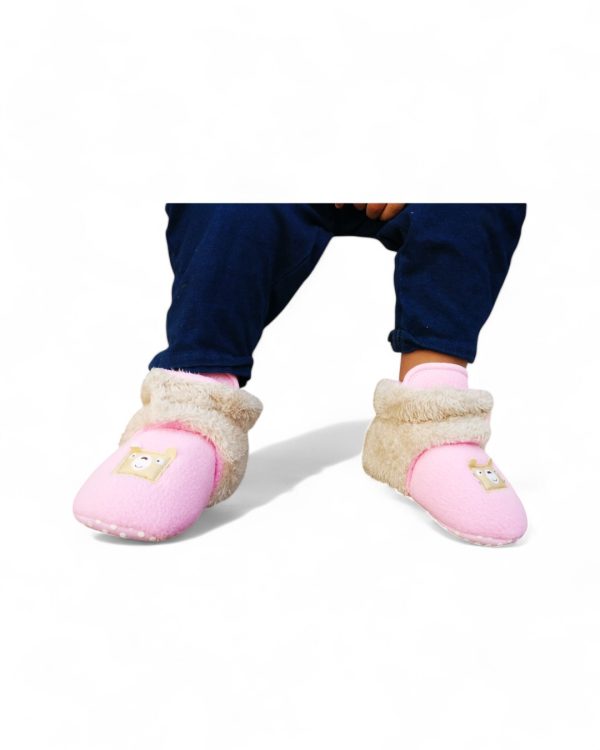 "Thermal Baby Booties – Anti-Slip Flannel Shoes with Cartoon Design (12-18Month)" - Image 4