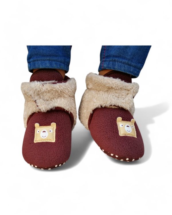 "Thermal Baby Booties – Anti-Slip Flannel Shoes with Cartoon Design (12-18Month)" - Image 9